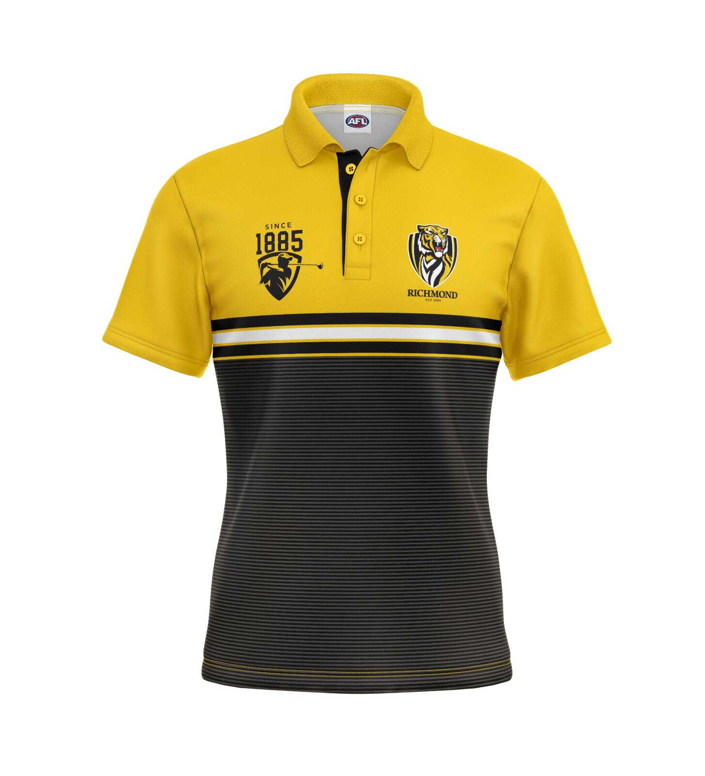 AFL 'Sandman' Golf Polo - Richmond Tigers - Adult - Mens - Polo