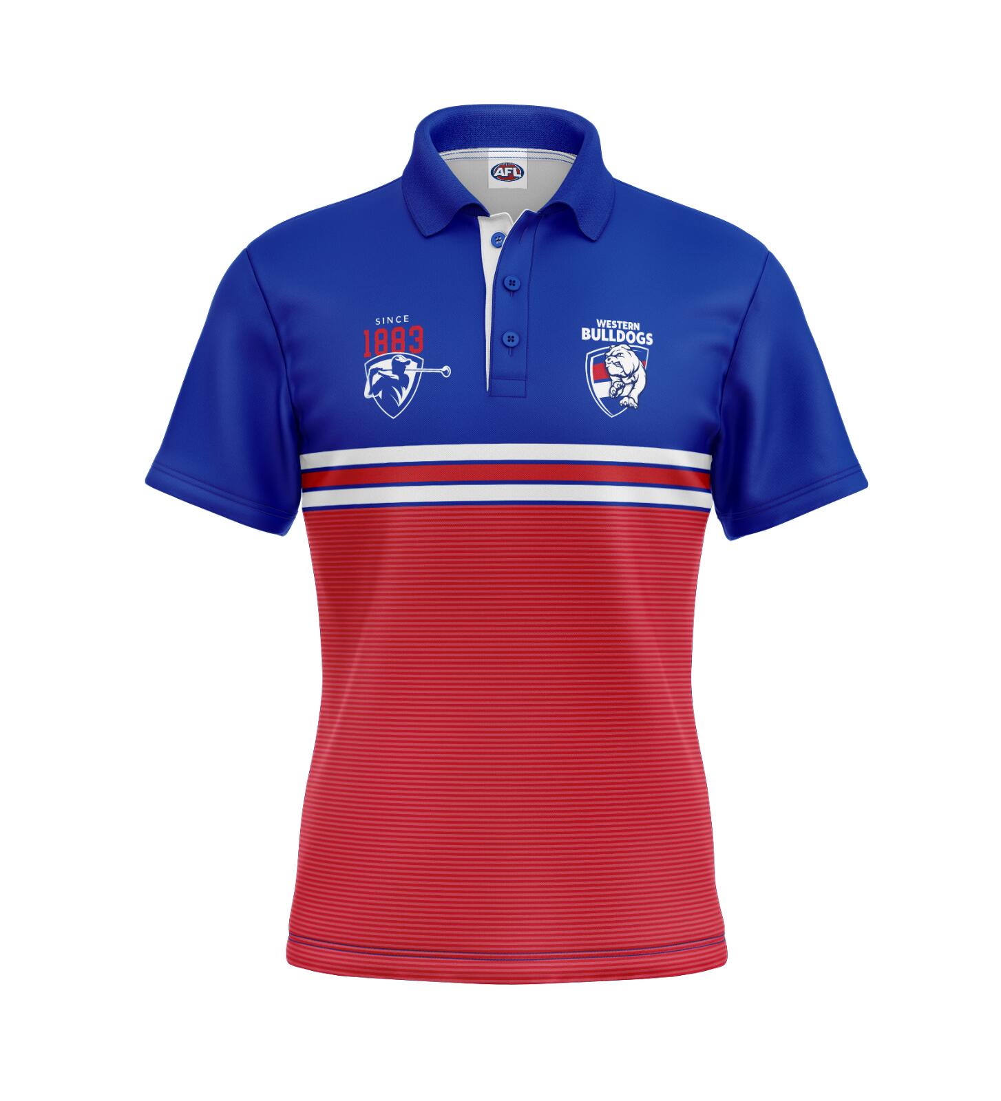 AFL 'Sandman' Golf Polo - Western Bulldogs - Adult - Mens - Polo