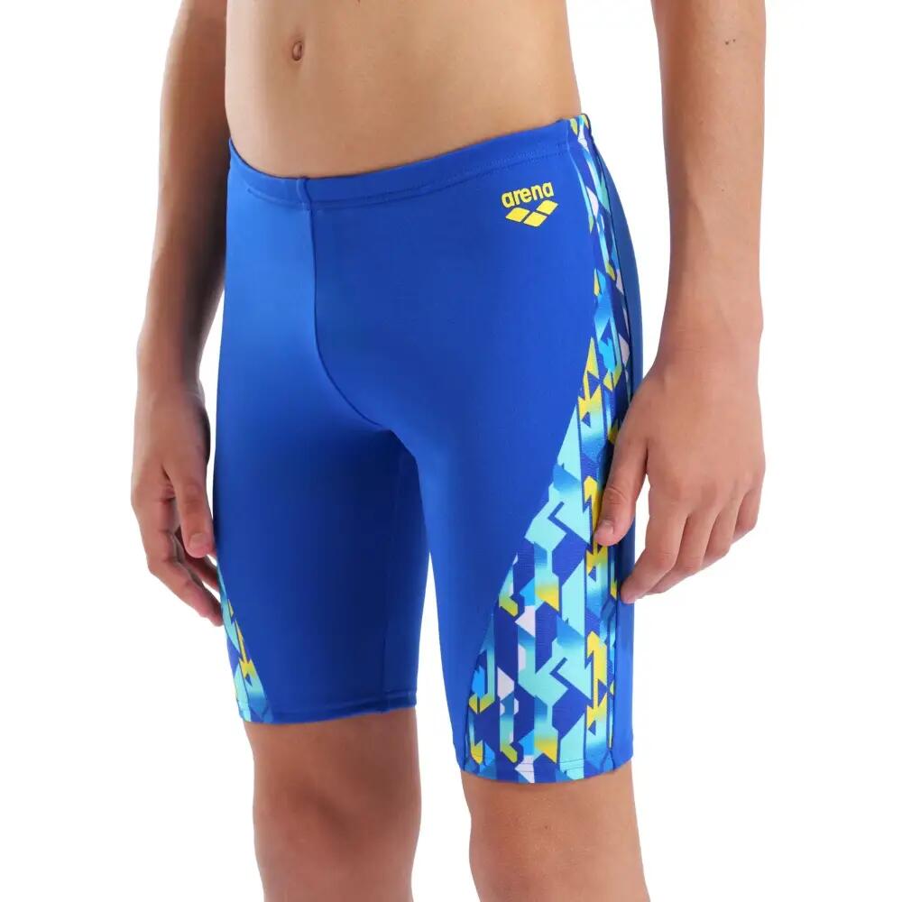Jammer Arena Print Rapaz Azul Neon Amarelo Multicolor 3/5