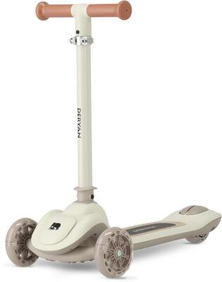 Harvey kinderstep - 3+ jaar - led wielen - hoogte verstelbaar – roze