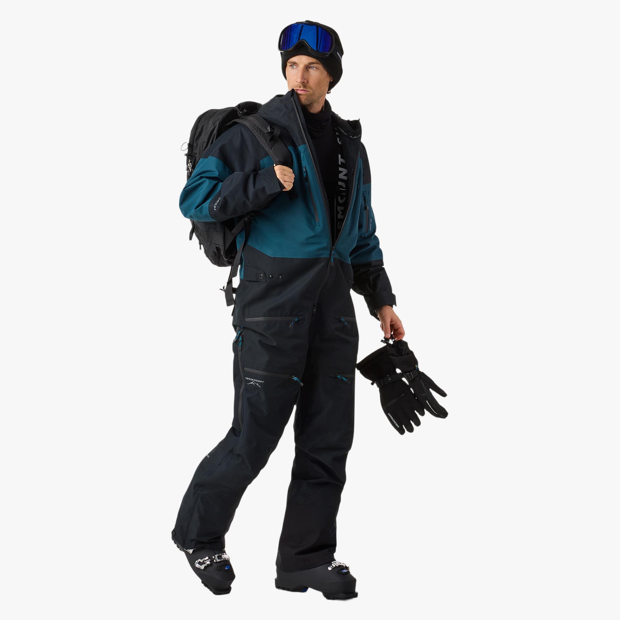 Mono esquí hombre resistente al viento transpirable Freeride Skisuit II 3/7