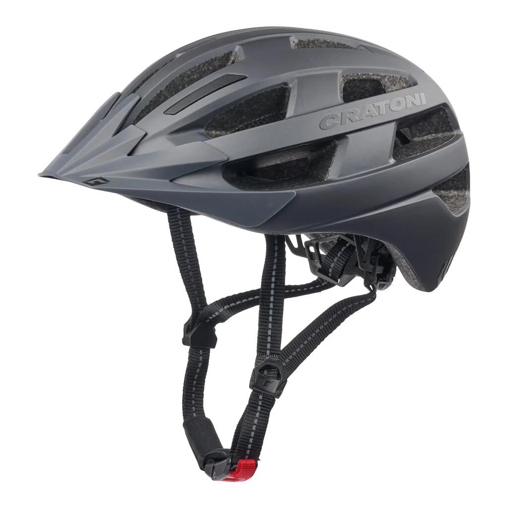 City - Velo-X bicycle helmet, grey