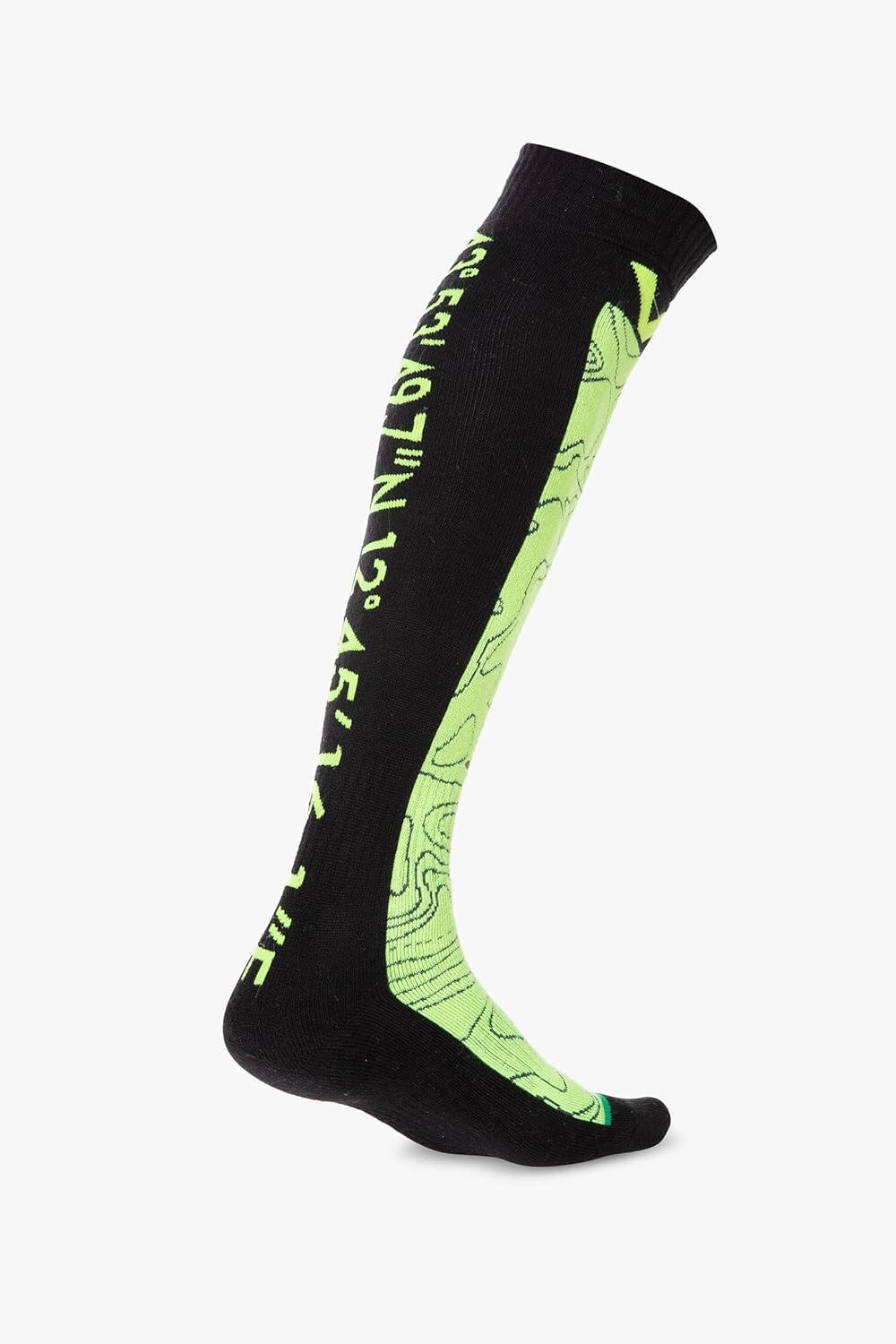 Valentino Rossi DRY FIT MOTORFIETSSOKKEN, GEEL, S/M 2/2
