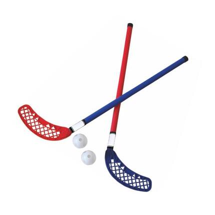 Unihockey-Set MASTER Junior 2 Schläger - 2 Bälle