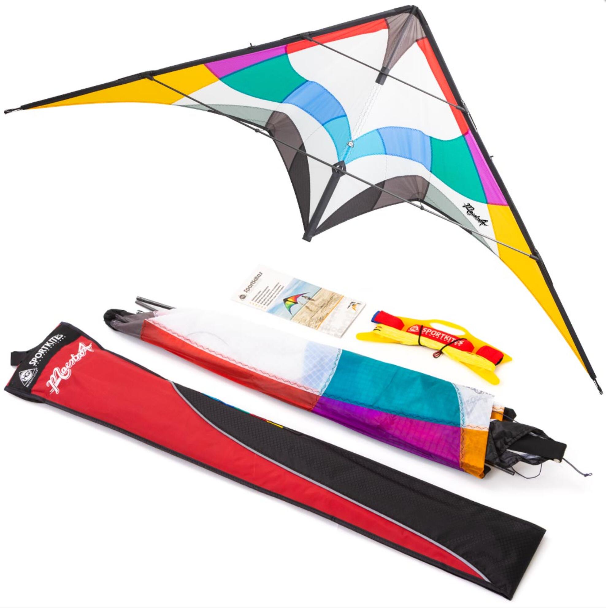 Stuntvlieger HQ Maestro 4 116785 Regenboog 220 x 90 cm 6/6