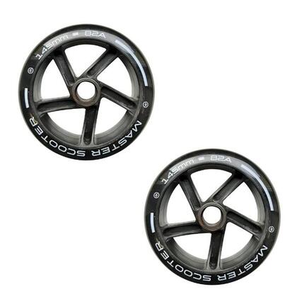 Ersatzräder für Roller ohne Lager MASTER 145 mm - schwarz