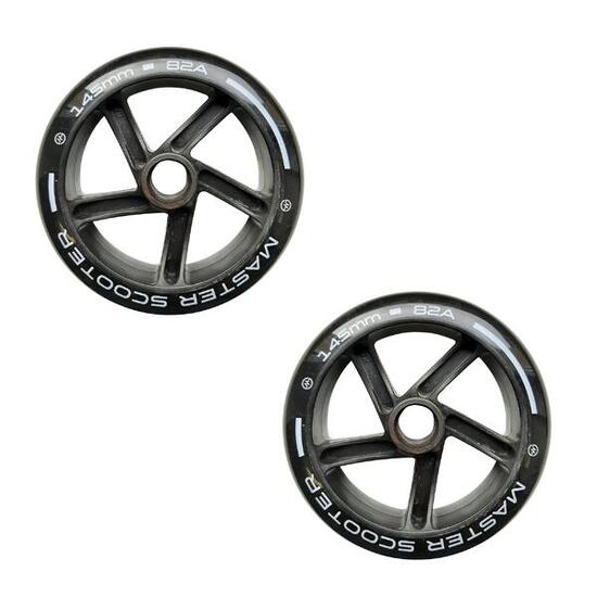 Ersatzräder für Roller ohne Lager MASTER 145 mm - schwarz
