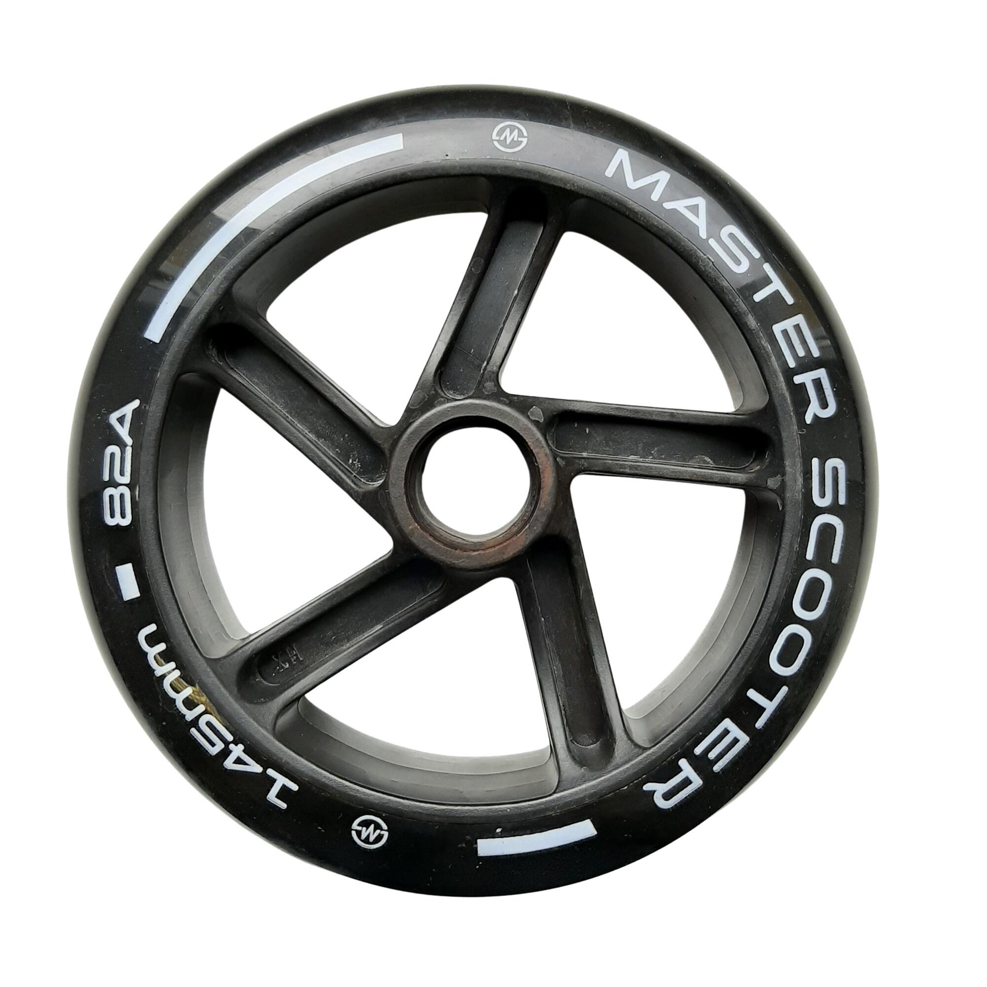 Náhradní kolečka na koloběžky bez ložisek MASTER 145 mm - černé 3/3