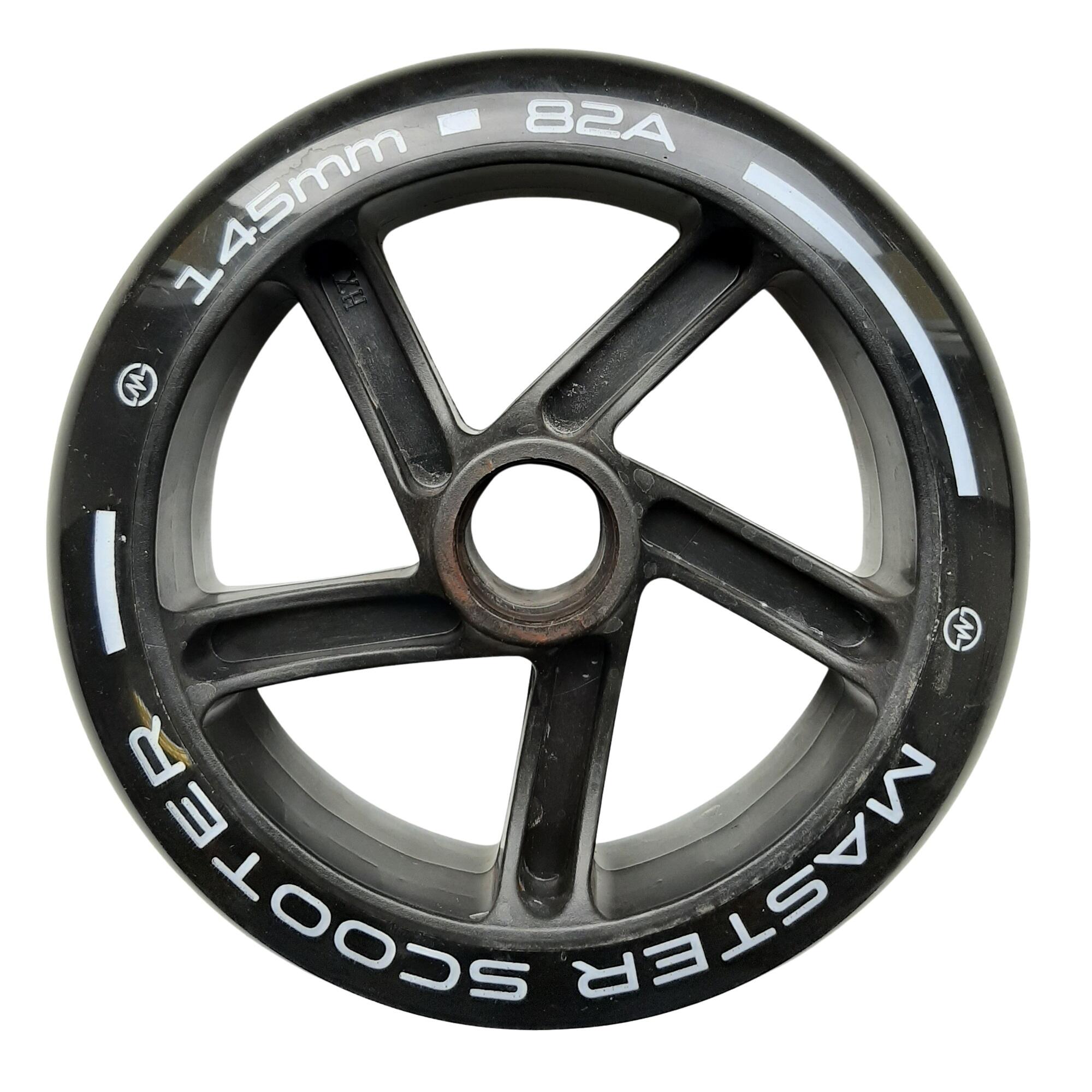 Náhradní kolečka na koloběžky bez ložisek MASTER 145 mm - černé 2/3