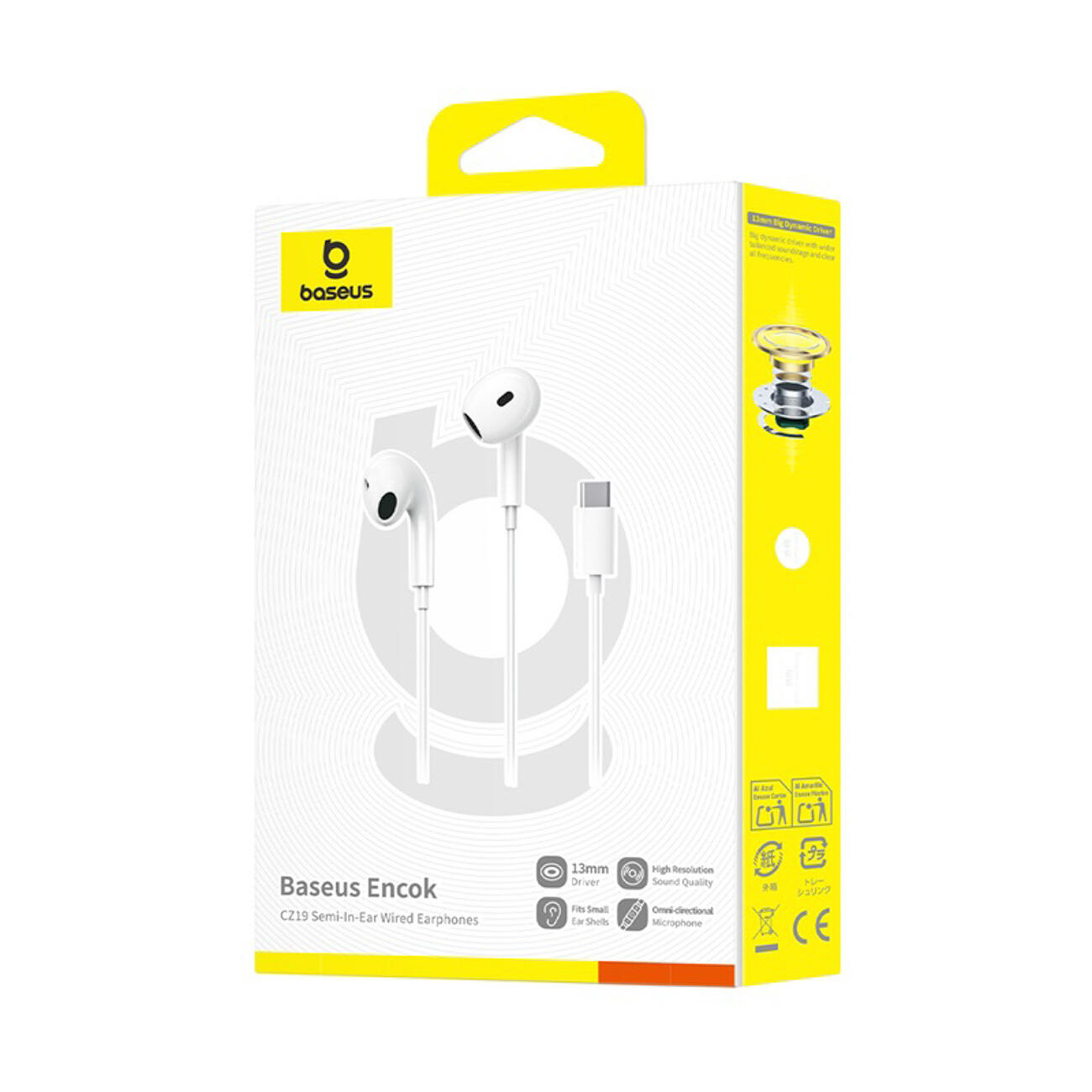 Słuchawki przewodowe Baseus douszne USB-C 6/7