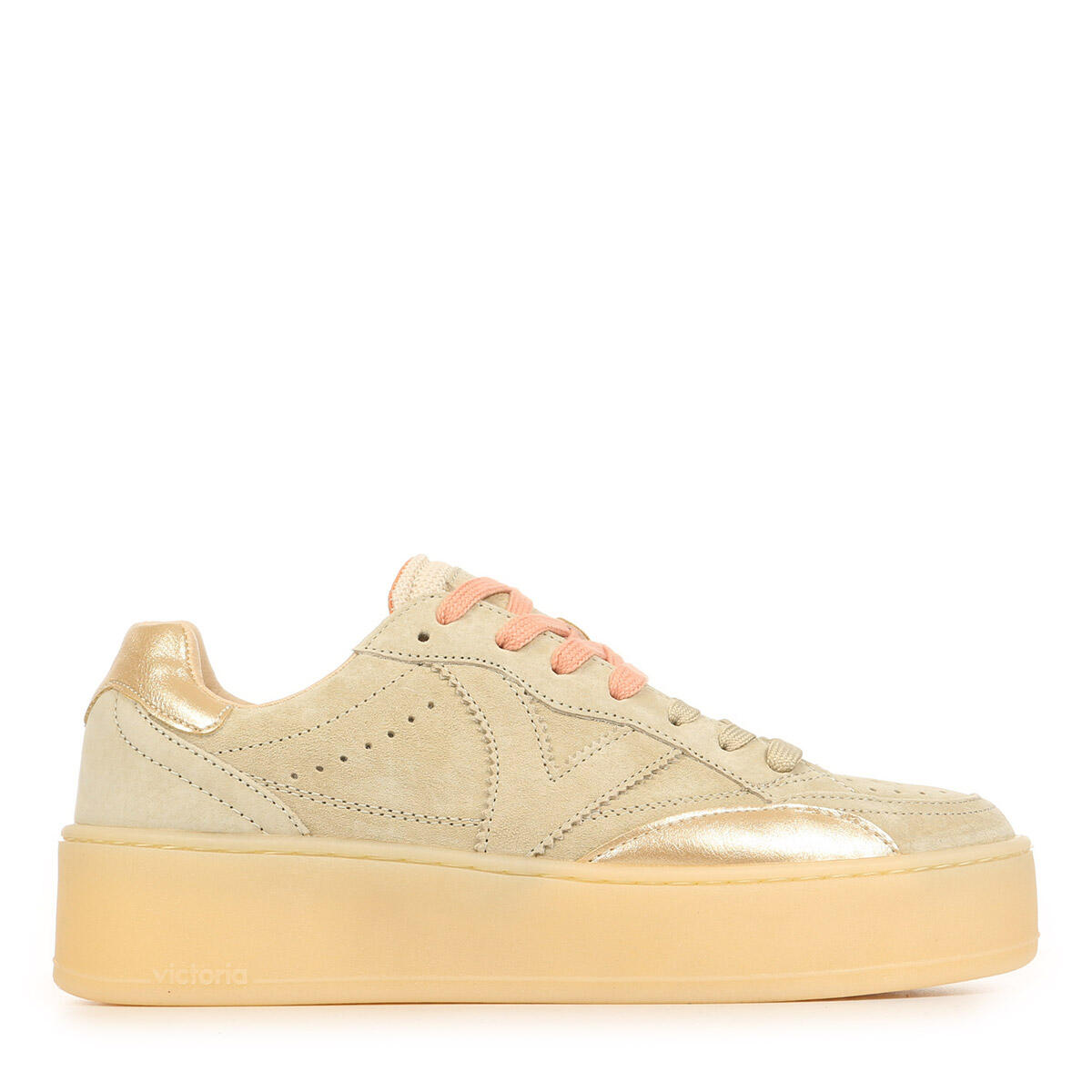 Victoria - Baskets Femme Turin - Baskets - Beige - Decathlon