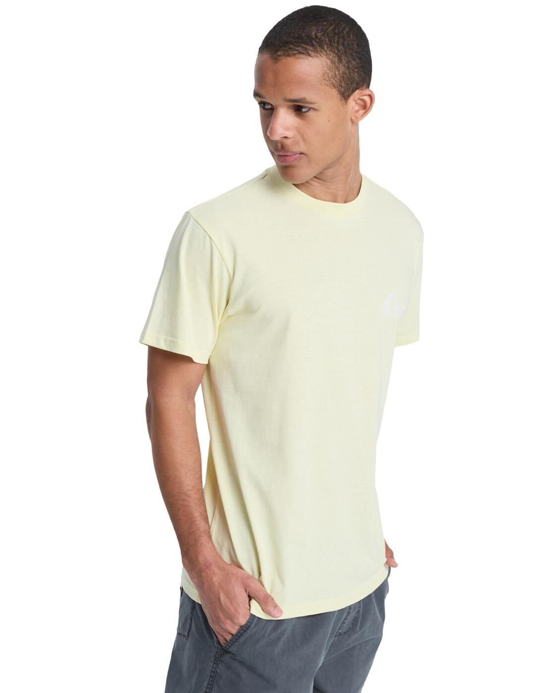 T-shirt à manches courtes EV MINI LOGO Jaune Homme 3/4