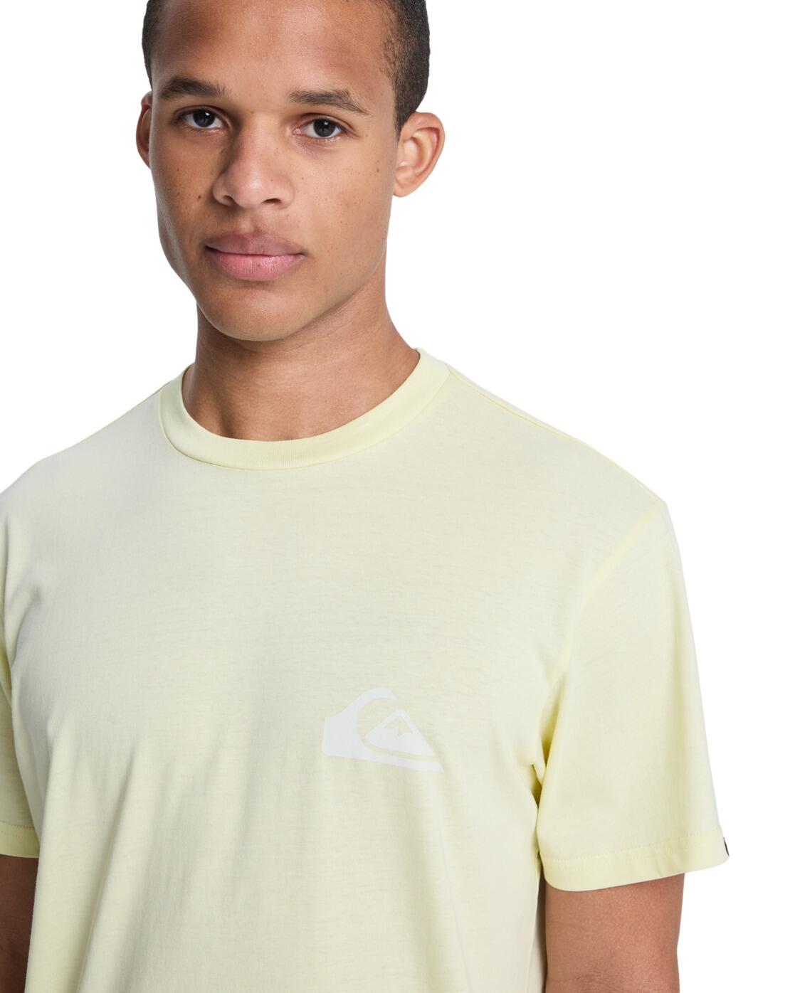T-shirt à manches courtes EV MINI LOGO Jaune Homme 4/4