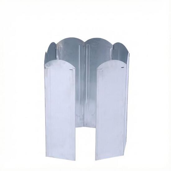 Pare-vent pliable 8 panneaux pour réchaud de camping Omada