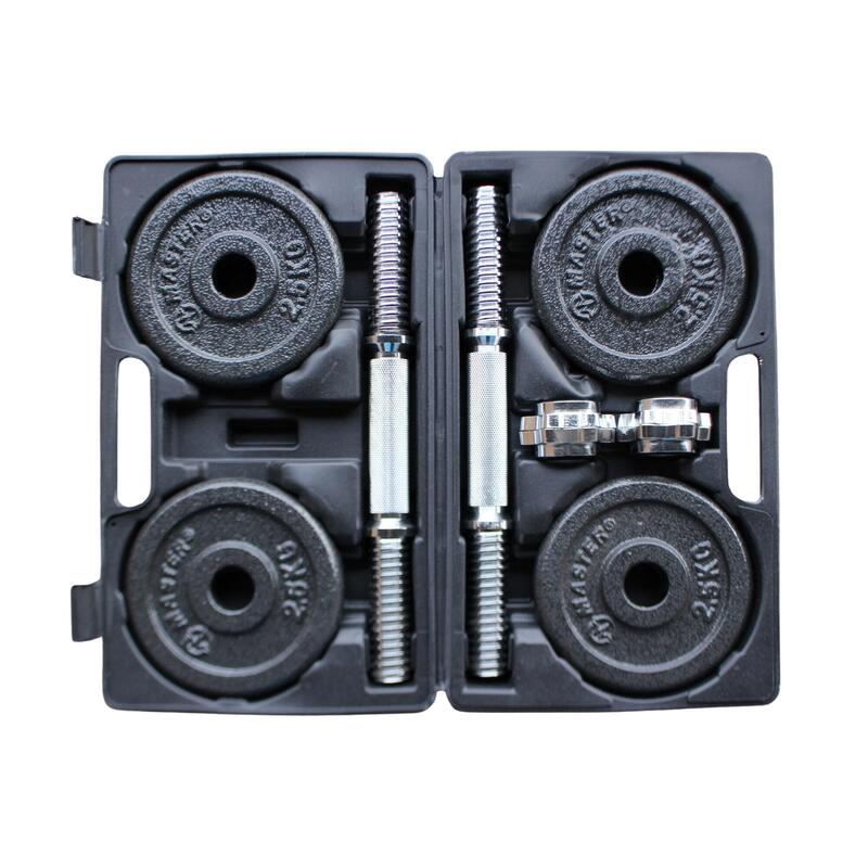 Sada činek MASTER v kufru 2 x 10 kg
