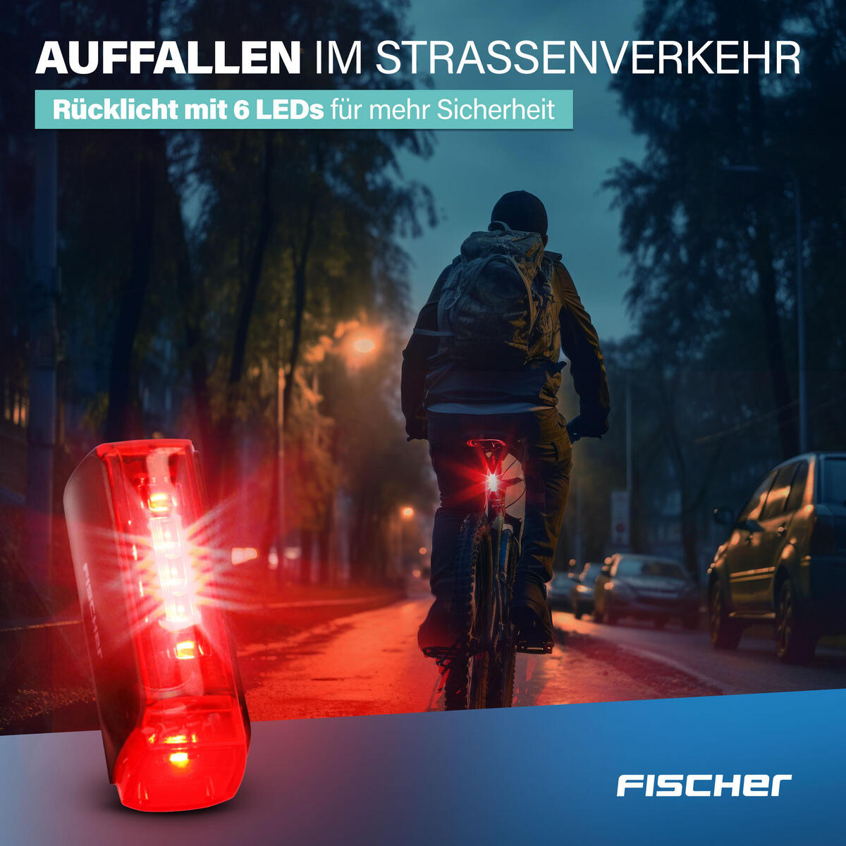 FISCHER Akku Beleuchtungsset TWIN 30/15 Sensor 2.0 4/7