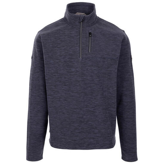 Trespass Farnworth polaire micro homme 1/2 zip - bleu chiné