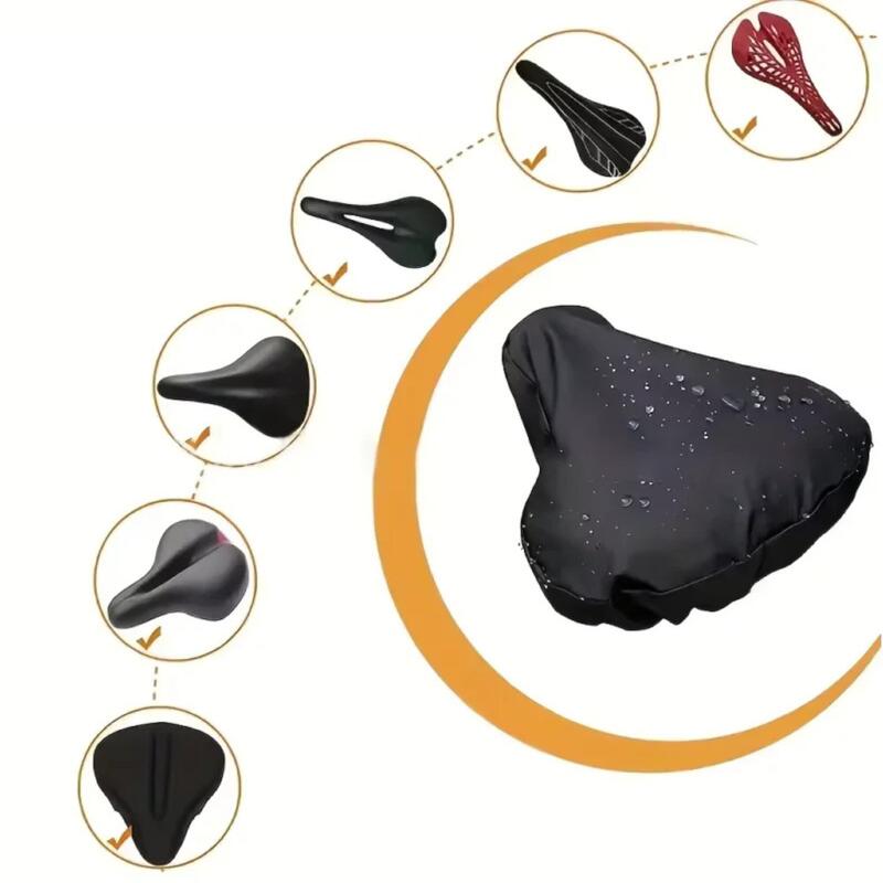 husă impermeabilă pentru șa bicicletă pvc cu elastic 27 × 24 cm