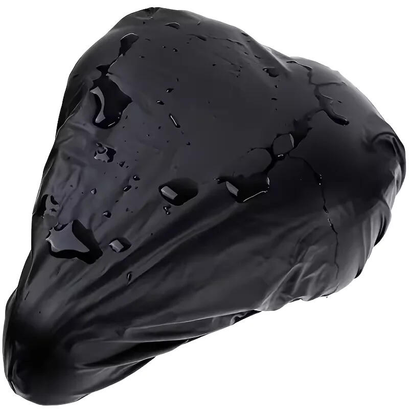 waterproof bike saddle rain cover pvc with elastic edge 27 × 24 cm