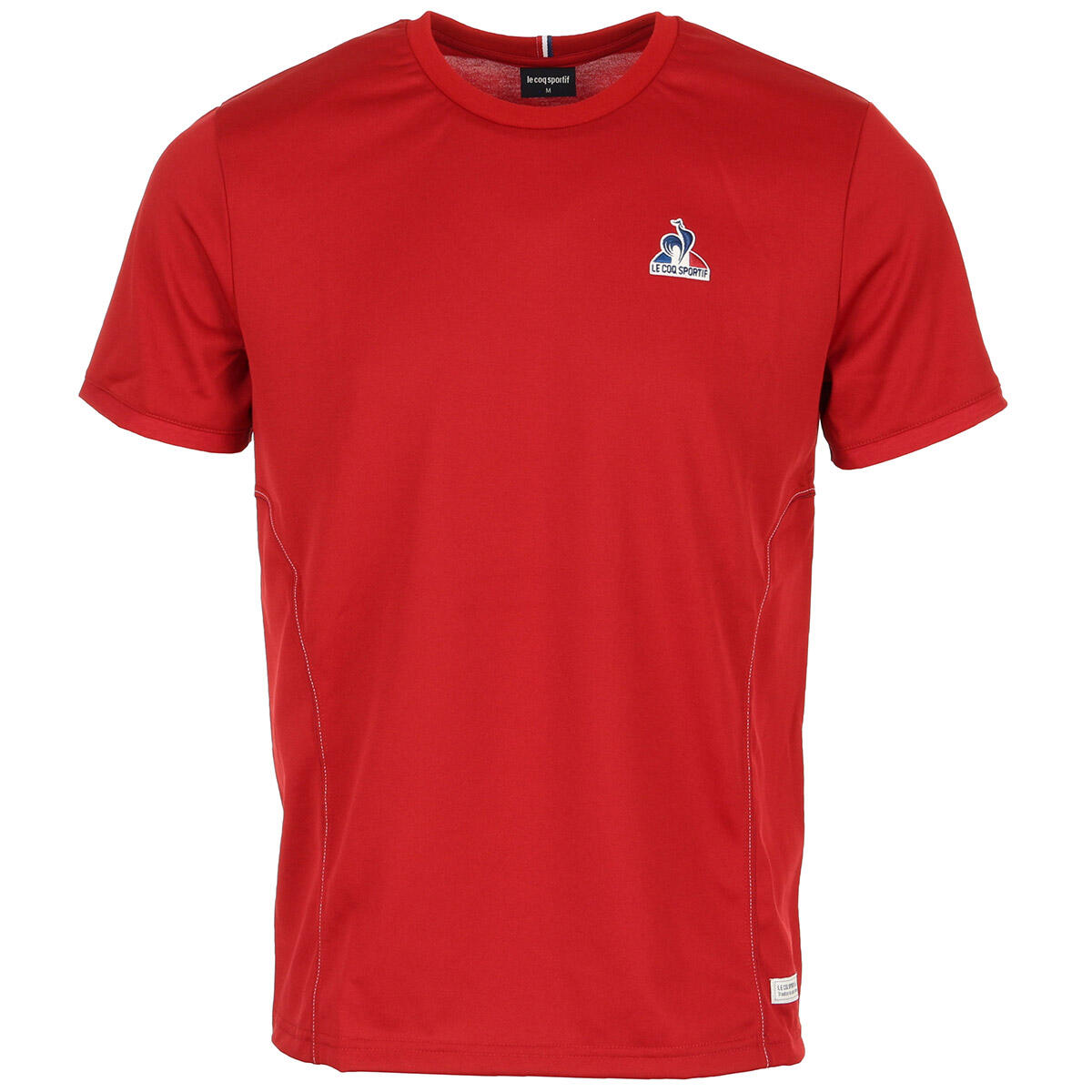 Le Coq Sportif - T-shirt Homme Tri Lf Tee - T-shirt Manches Courtes - Rouge - Decathlon