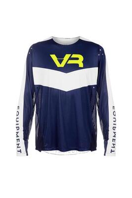 Valentino rossi training mx shirt, blauw, xxxl