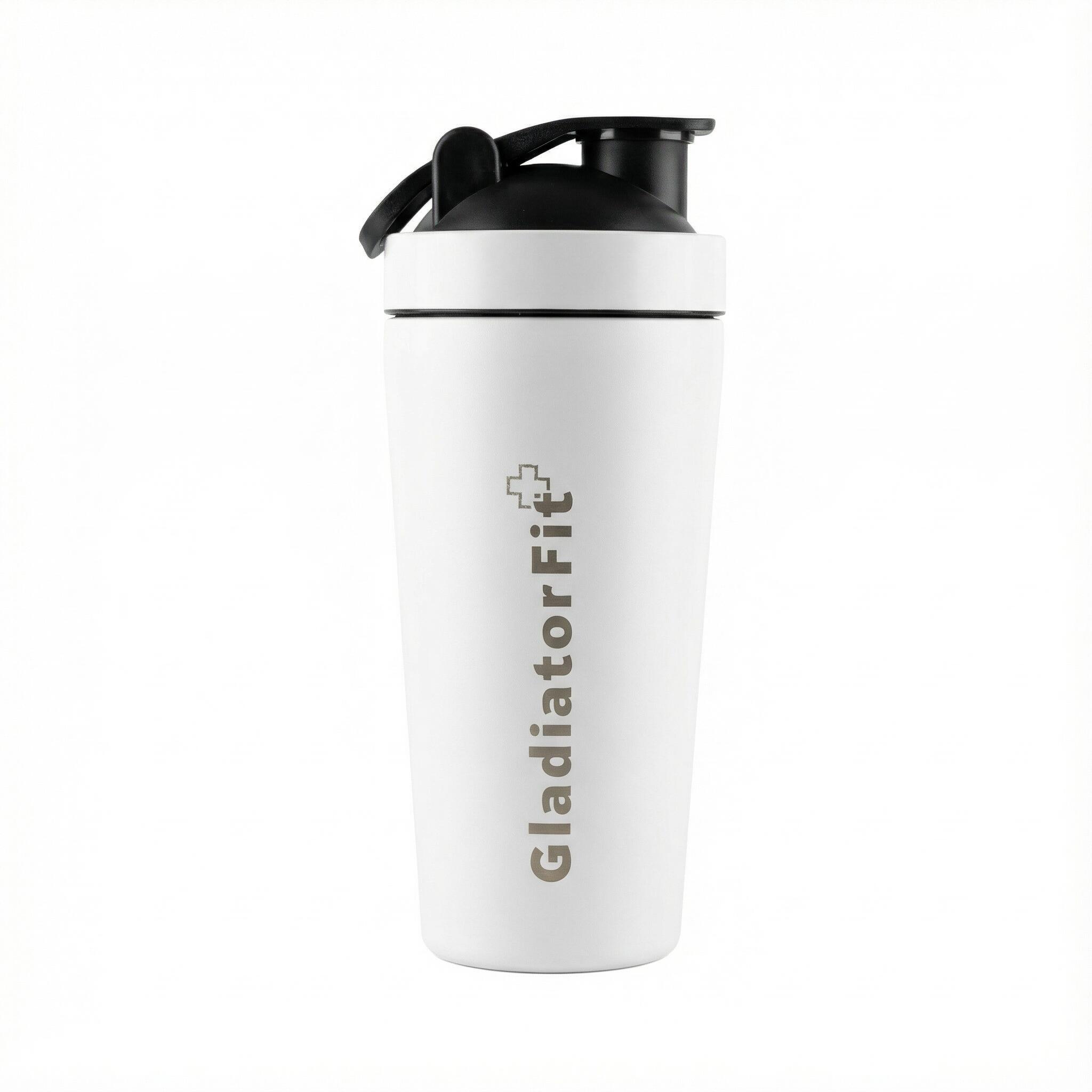 GLADIATORFIT GladiatorFit 600ml shaker in acciaio inossidabile
