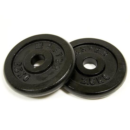 MASTER-Scheibe 2,5 kg Metall (Paar)