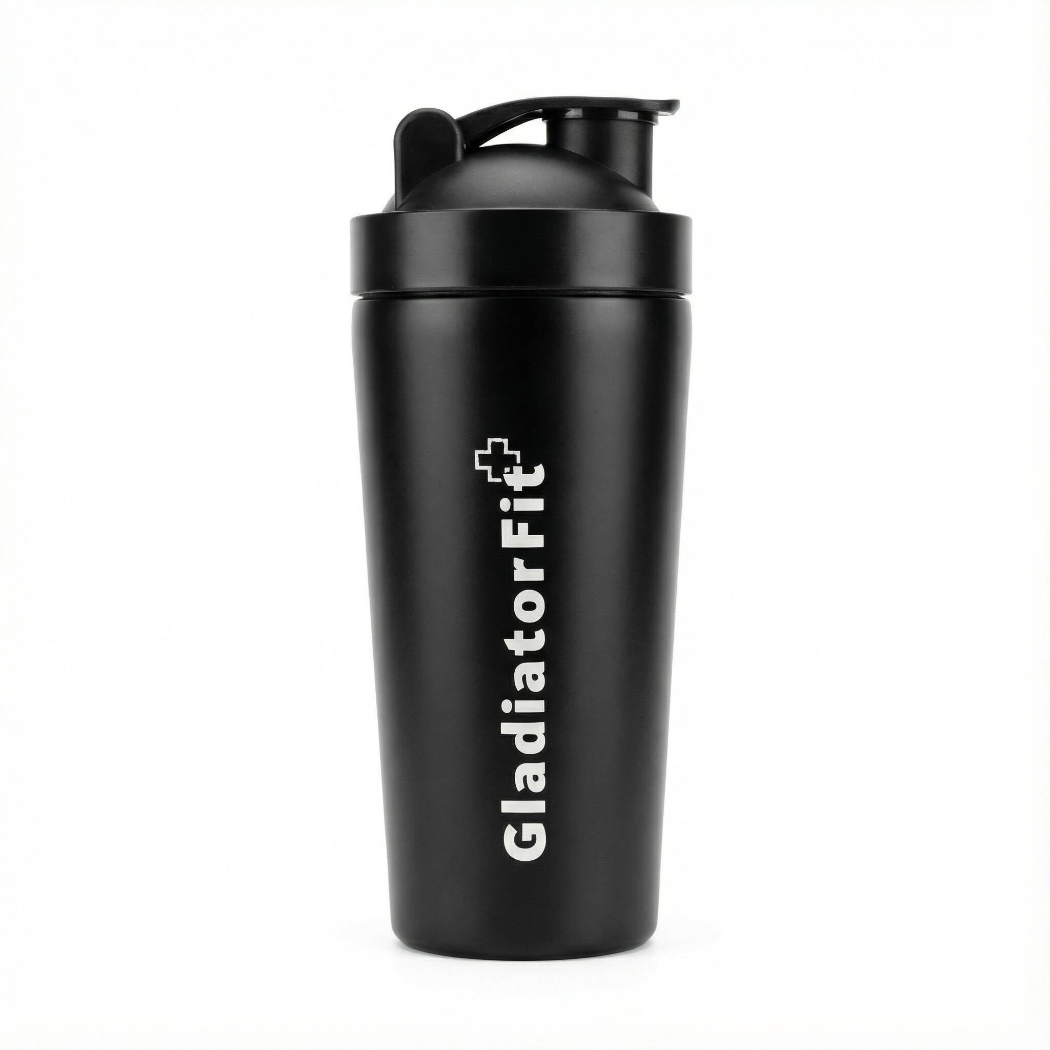 GLADIATORFIT GladiatorFit 600ml shaker in acciaio inossidabile