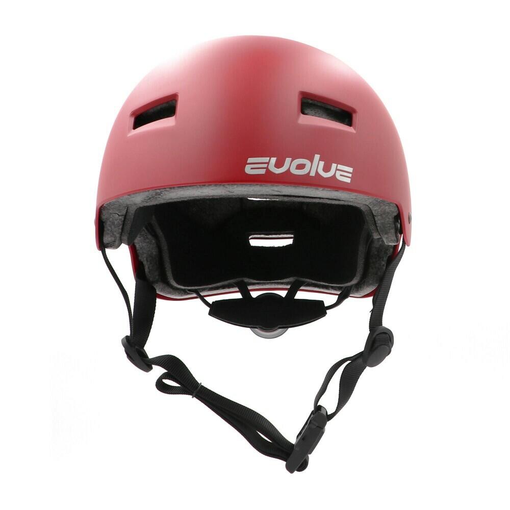 Evolve - Casque Evolve Curb Evo - Casque - Blanc|rouge - 58-62 Cm - Decathlon