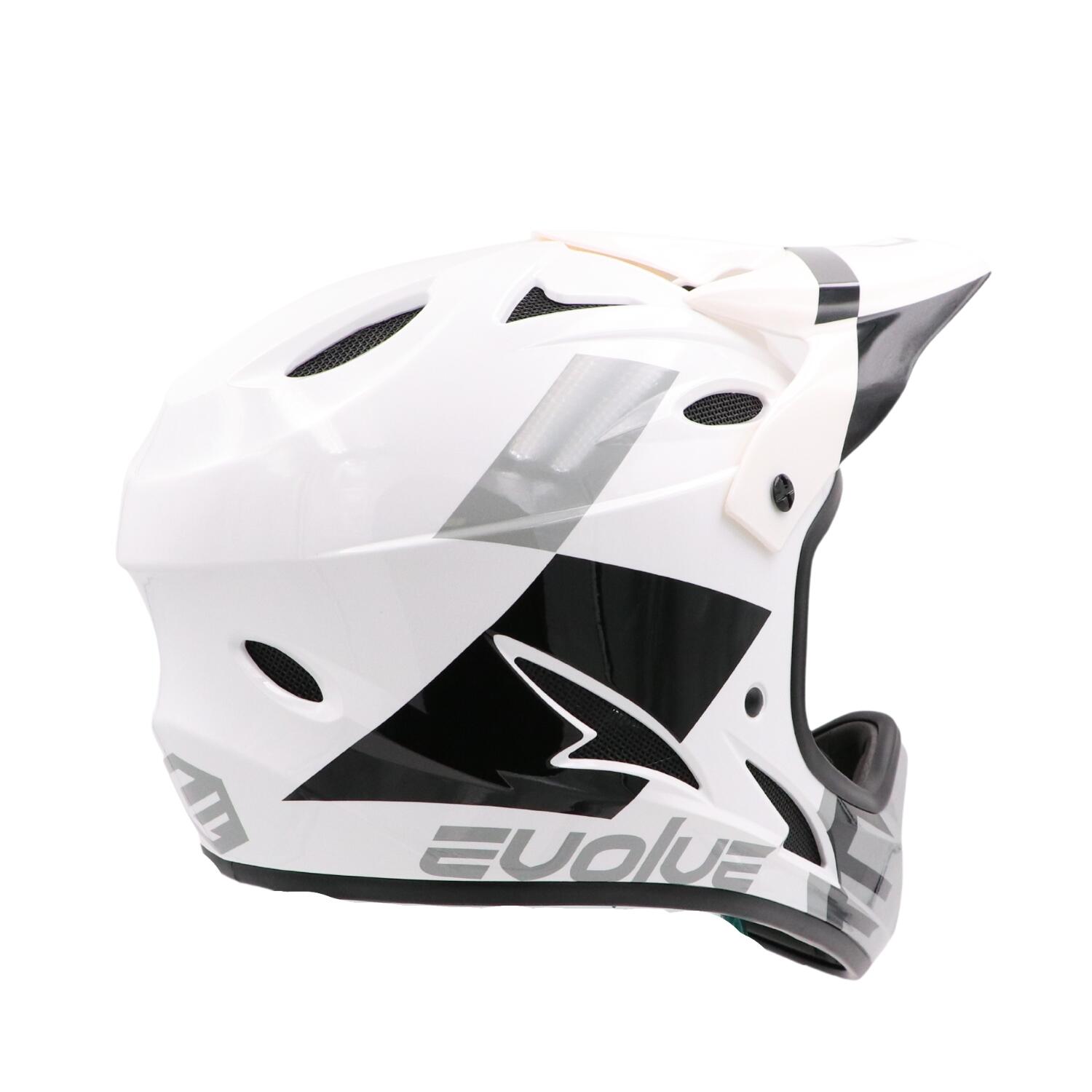 Casco Evolve Storm Bianco/Nero Lucido Bambino 2/5