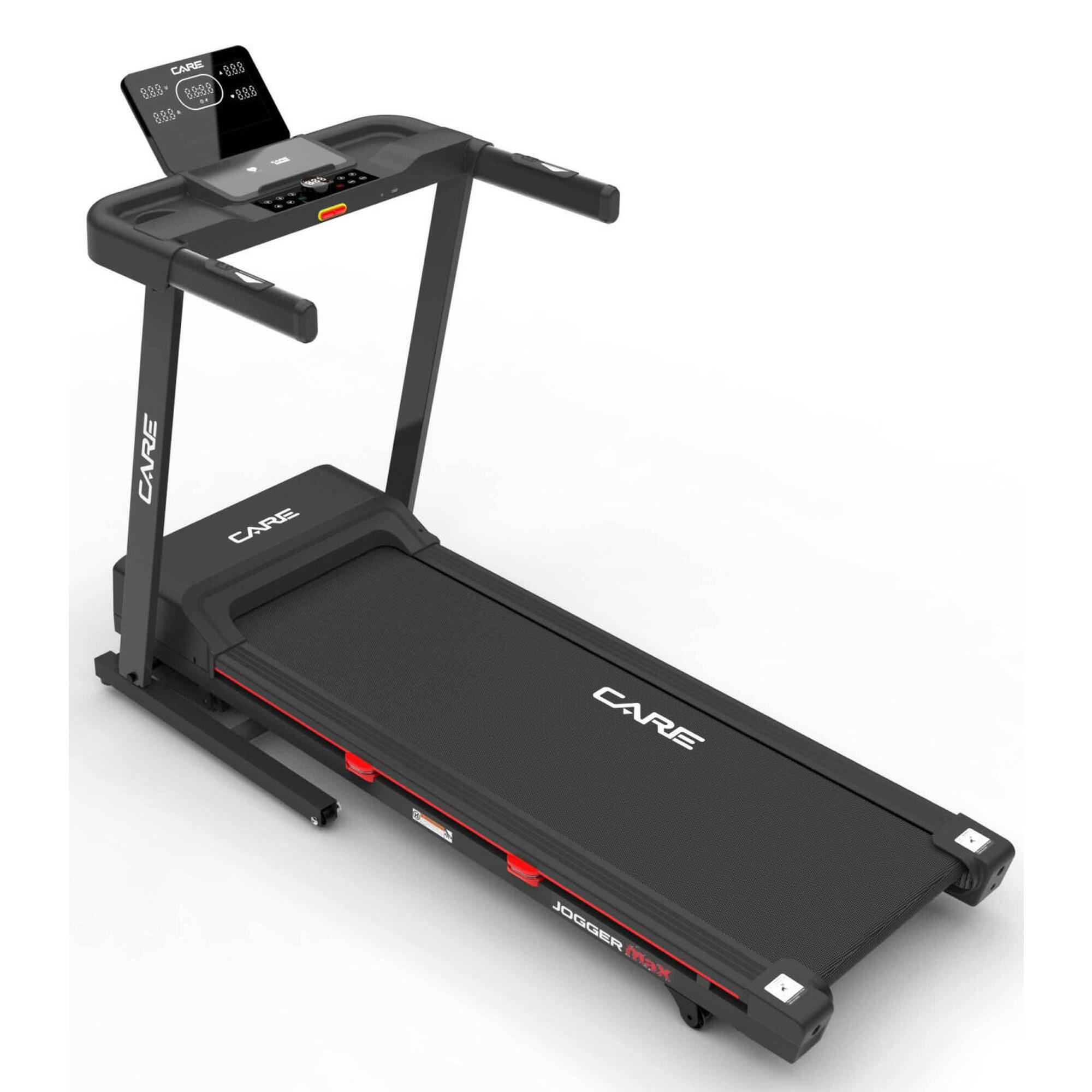 Care Fitness - Tapis De Course Connecté - 16km/h - Care - Jogger Max - Kinomap - Tapis De Course - Noir - Taille Unique - Decathlon