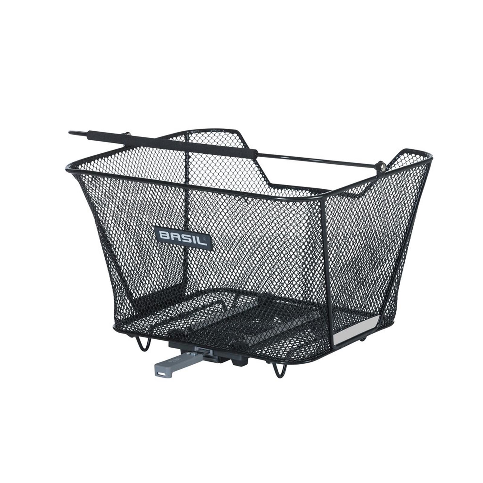 Basil - Vélo - Panier Pour Roue Arrière « Lesto Mik - Panier Vélo - Noir - 36 L - Decathlon