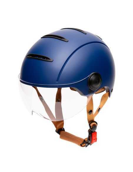 Capacete ajustável a jato Tandem azul claro mate 3/4