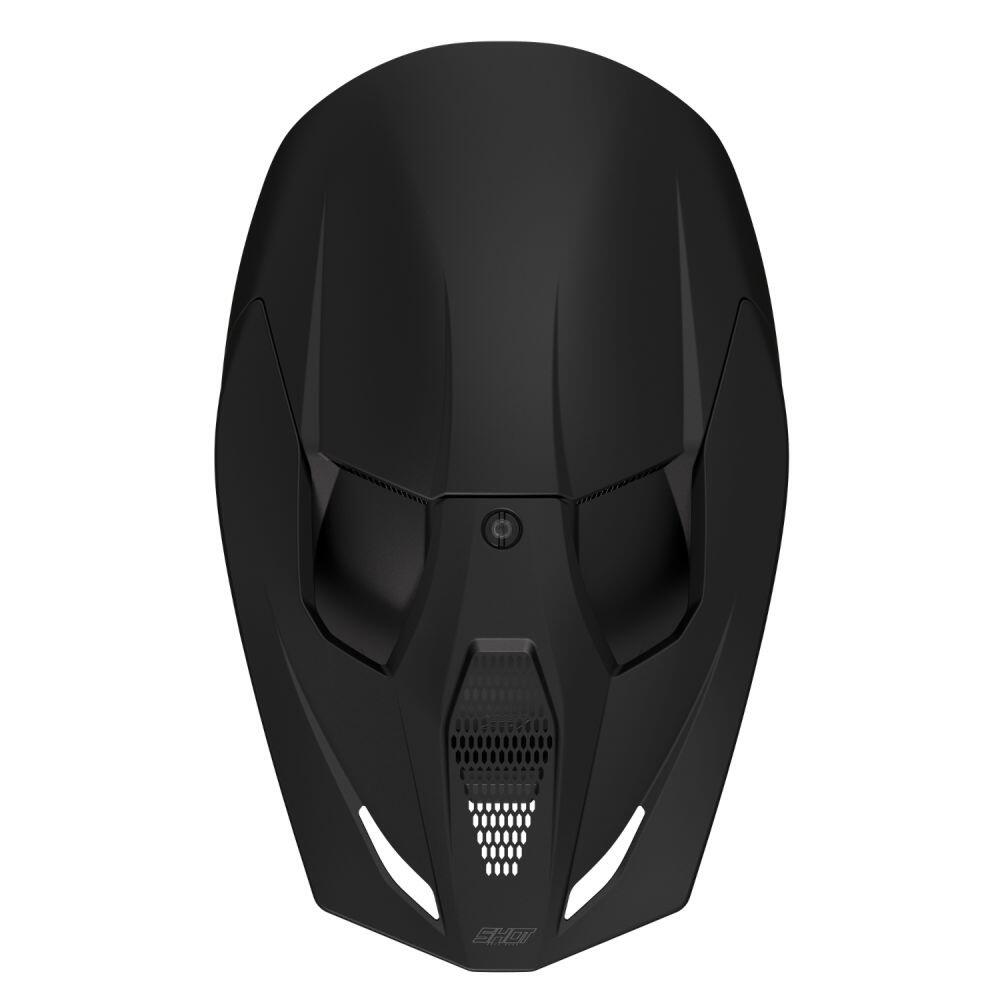 Casque Intégral VTT Adulte Shot Race Solid Noir Mat 3/3