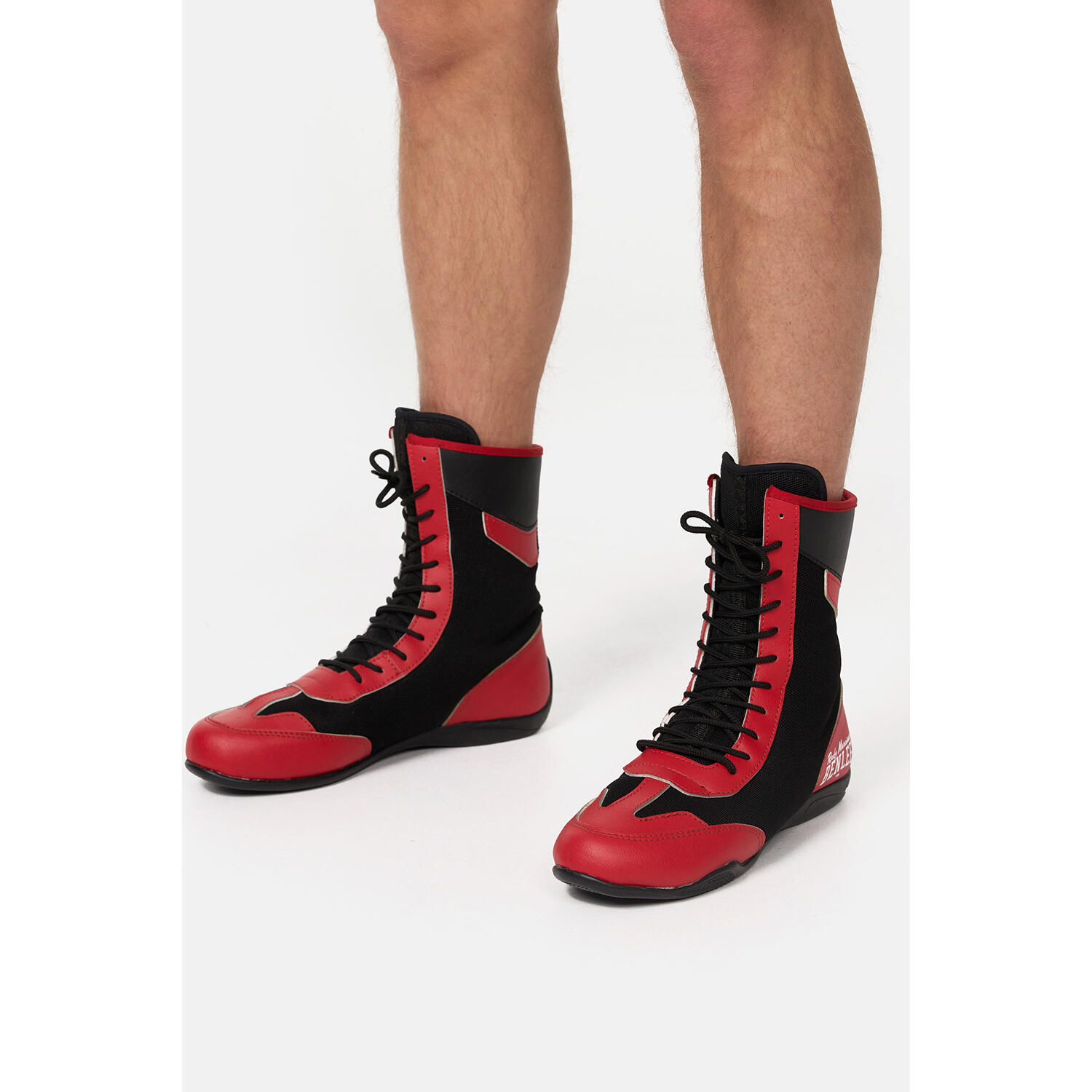 Par de zapatos de boxeo de piel sintética Benlee Longplex 2/7