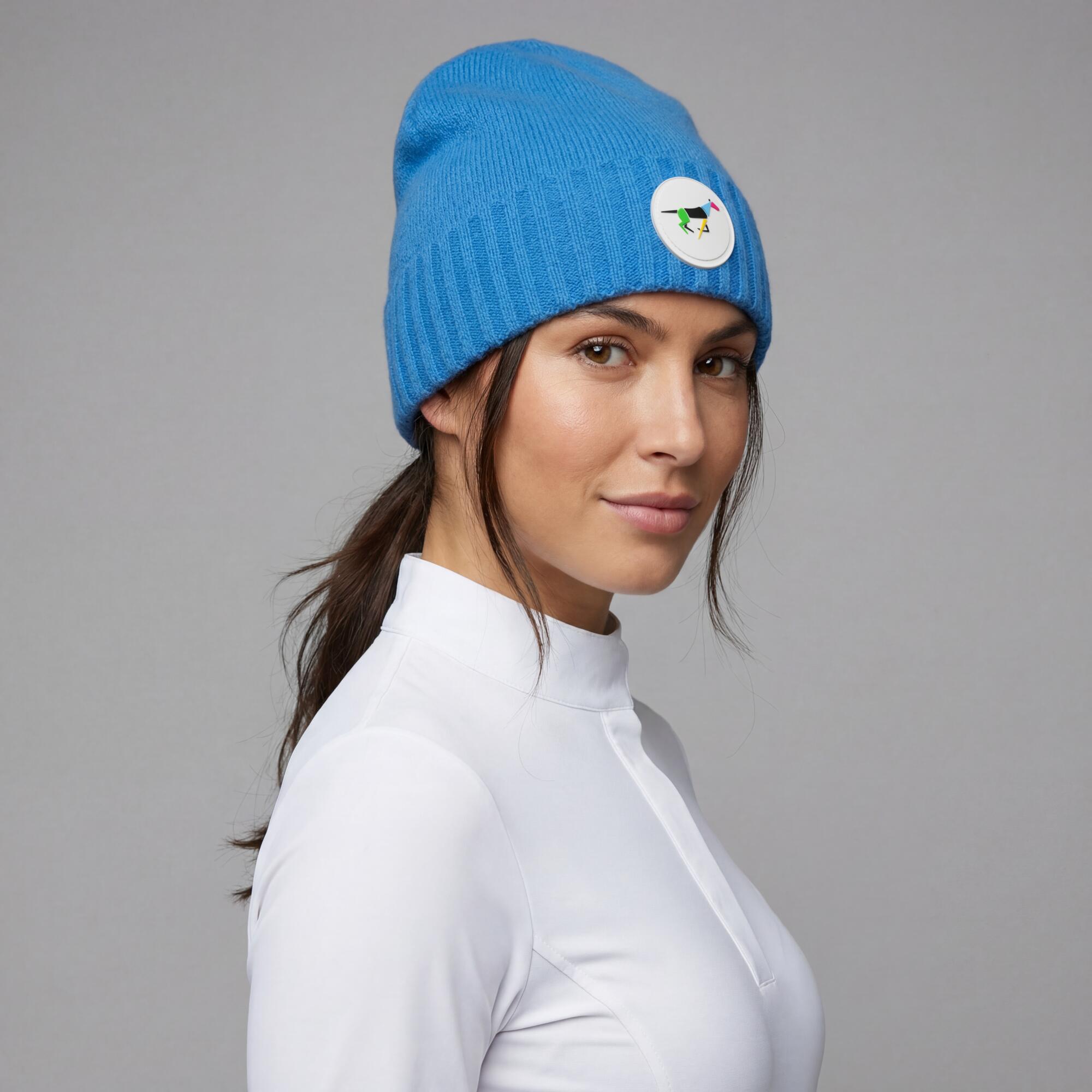 Galop Wear - Bonnet Équitation Galop Wear En Merino Et Cachemire - Bonnet - Bleu - Taille Unique - Decathlon