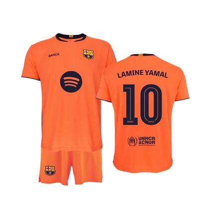 Komplet koszulki kibica FC Barcelona 25-26 premium, replika - Lamine Yamal 10
