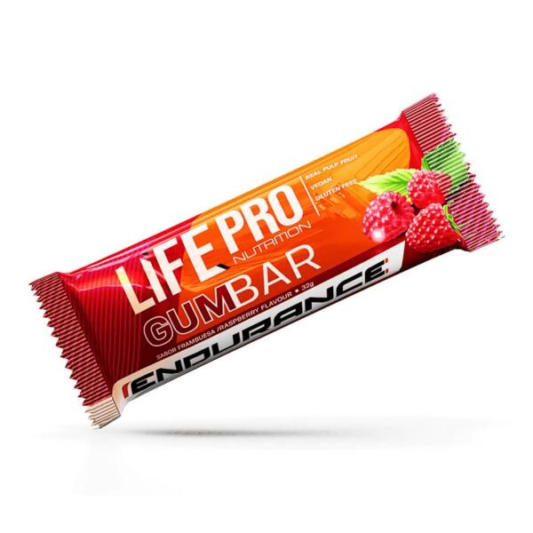 Endurance Gumbar Bar - 32g Red Raspberry LifePRO