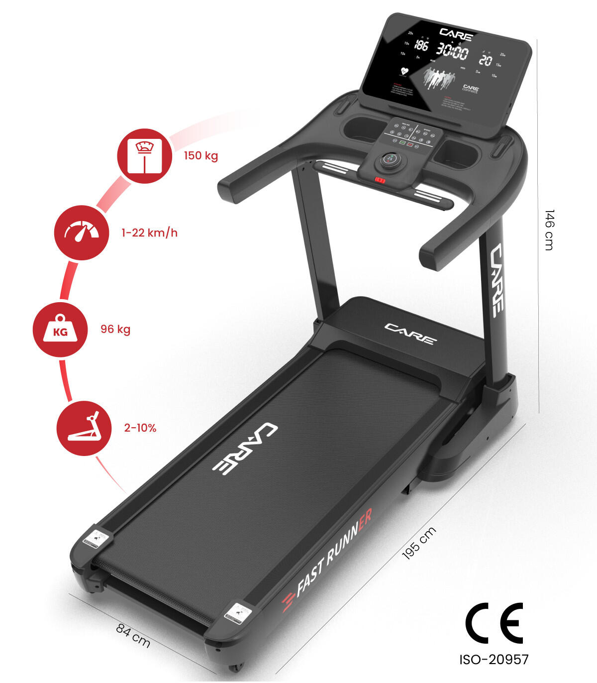 Connected loopband 22 km/u - CARE - Fast Runner SP 2/7