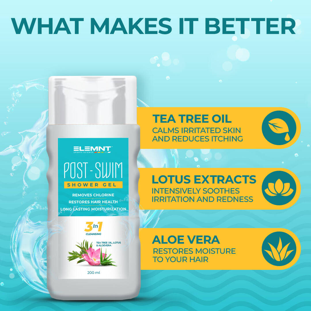 Post Swim Shower Gel for Adults & Kids 400 ML (pack of 2) -  2