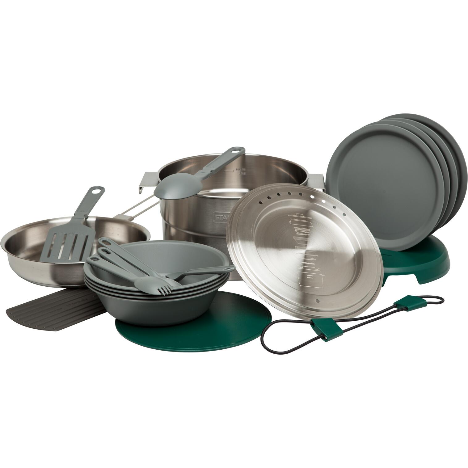 Set De Cuisine Inox 21 Pièces Léger - Popote Camp Du Randonneur - Camping - Trek 3/9