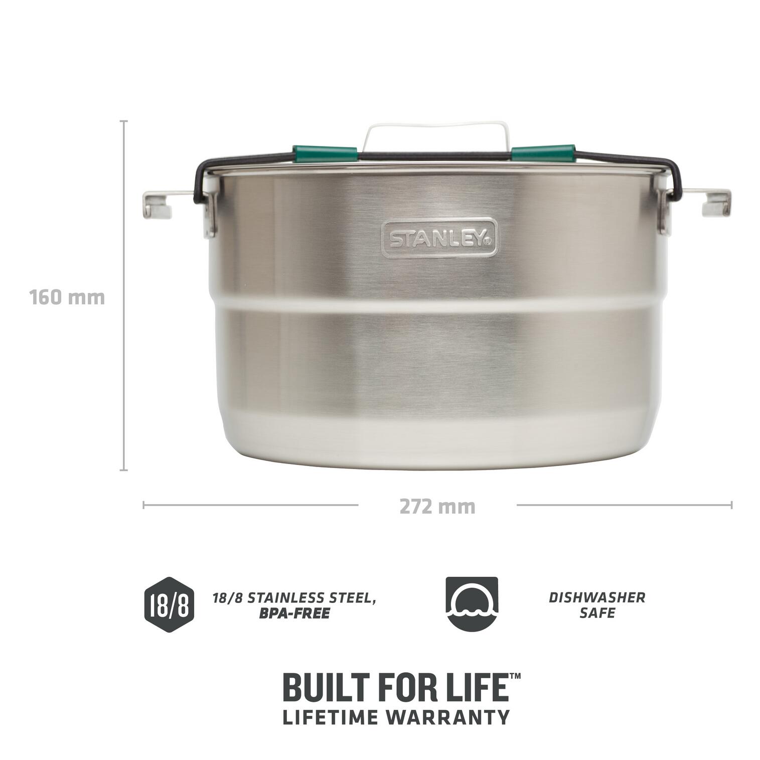 Set De Cuisine Inox 21 Pièces Léger - Popote Camp Du Randonneur - Camping - Trek 2/9