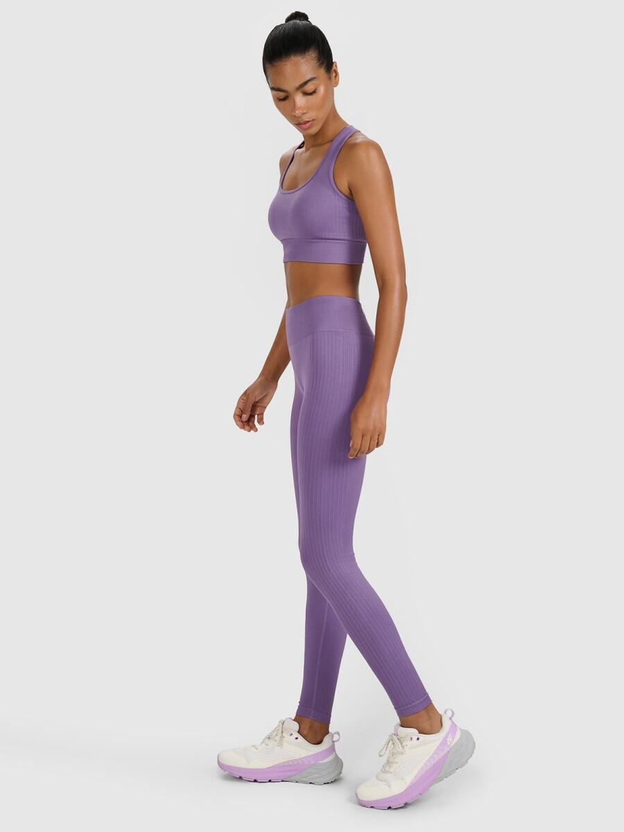 Leggings de yoga sin costuras de talle alto 3/6