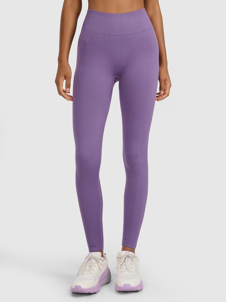 Leggings de yoga sin costuras de talle alto 2/6