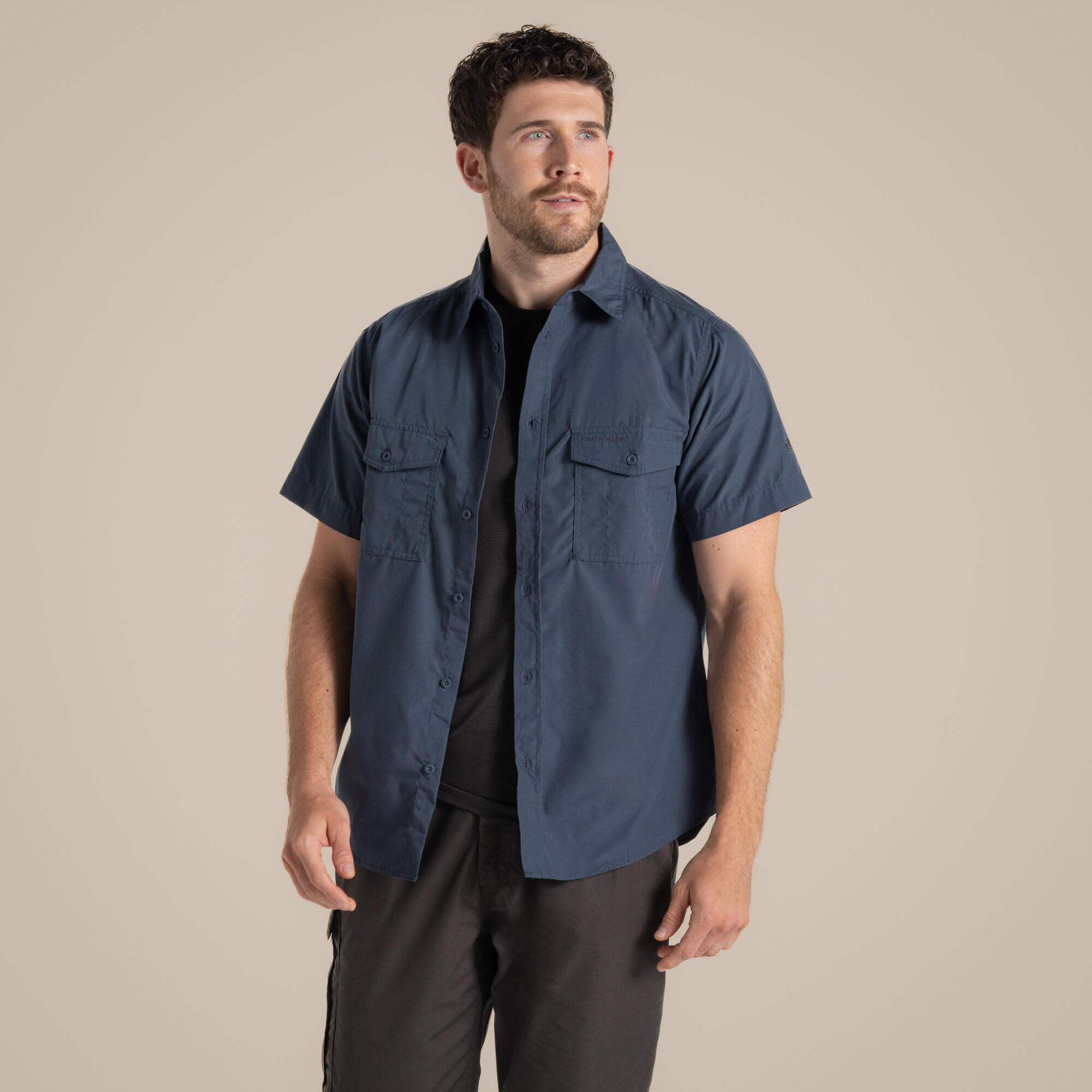 Craghoppers - T-shirt Manches Longues Randonnée - Homme - T-shirt Manches Longues - Bleu - 48 Xl - Decathlon