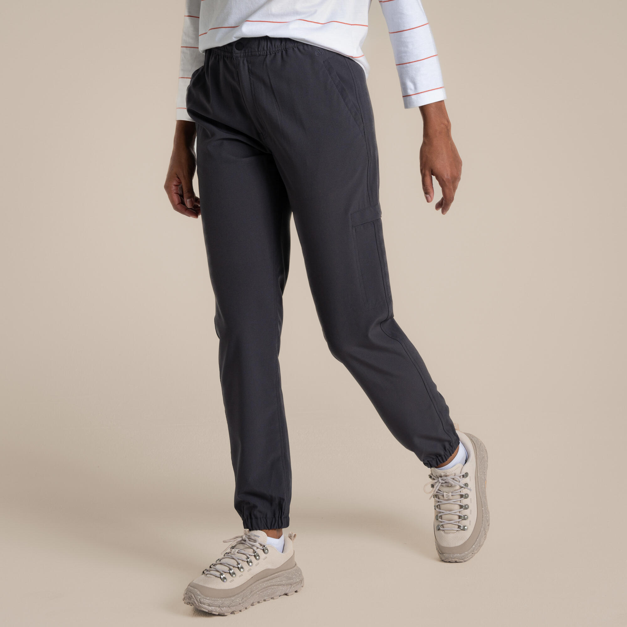 Pantalon de marche fille Craghopper extérieur Nosilife ; bleu marine. 2