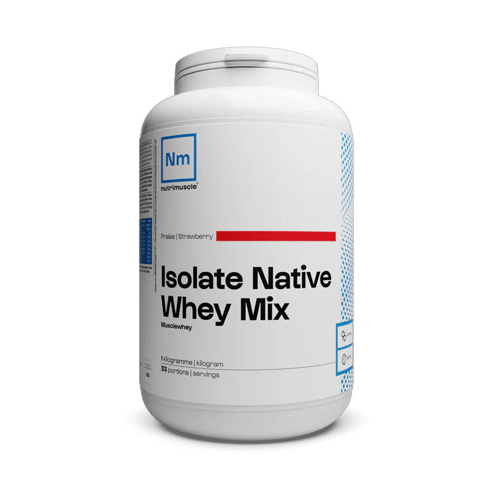 NUTRIMUSCLE Proteine Whey - Proteine Musclewhey (1 Kg) - Fragola