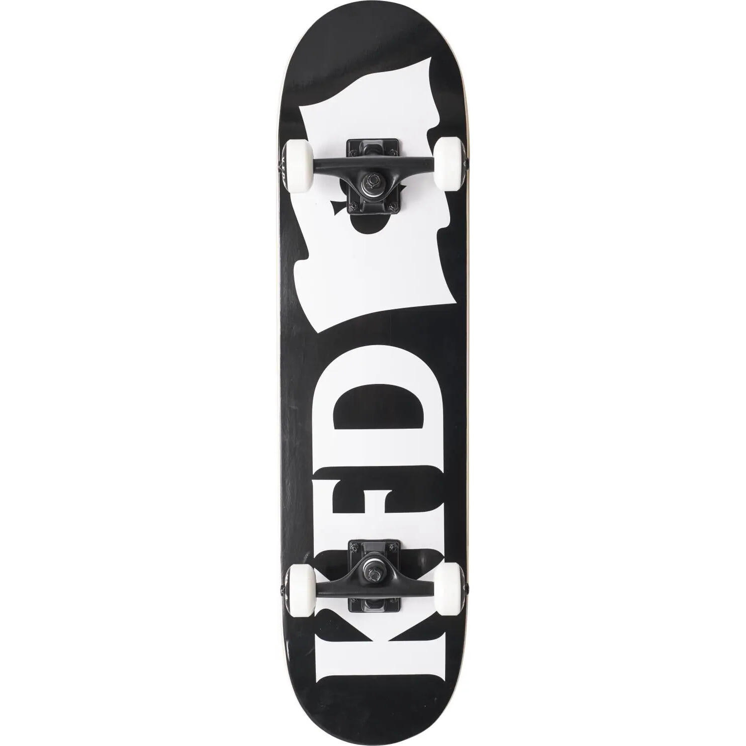 Skateboard Complet KFD Bandana Young Gunz Flagship - Planche 8" X 32" - Noir Et Blanc - Neuf Pour Débutants/confirmés