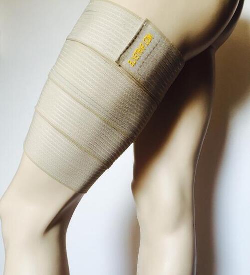 Protège cuisse manchon compression élastique - Claquage élongation contracture