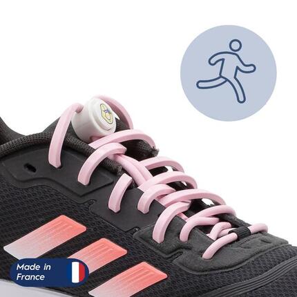 Lacets Élastiques Course Running Confort Optimal en Silicone - noir